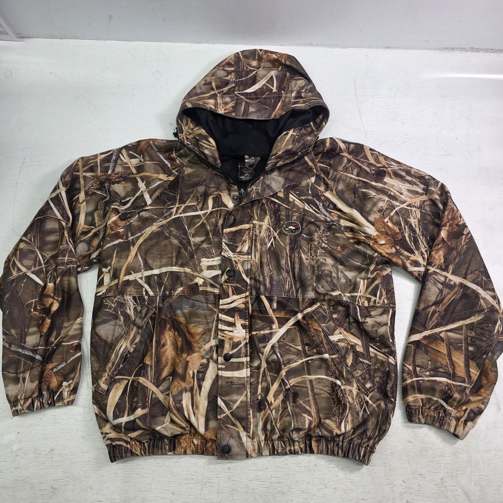 Redhead Advantage Max-4 HD Camo Light Hunting Utility Hooded Jacket Men's Sz M